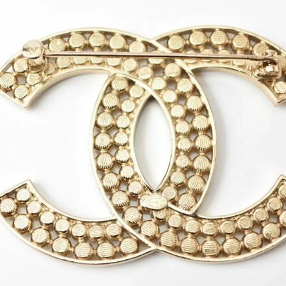 Chanel Brooch Pin Rhinestone - Picture 4 of 6